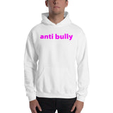 anti bully Hooded Sweatshirt (pink graphic)