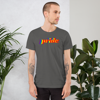 pride pride all gender T-Shirt be pride! rainbow print.