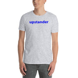"be upstander" upstander promo line Short-Sleeve Unisex T-Shirt (blue graphic)