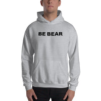 "be bear" Hooded Sweatshirt (black graphic)